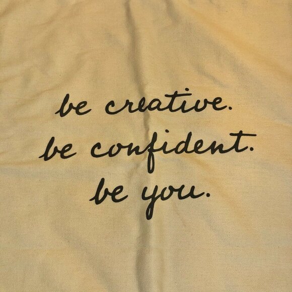 Chloe+Isabel Canvas Tote Bag Creative Confident Be You Birds on Branch EUC - Picture 5 of 10